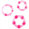Silicone Island Rings - Pink Sex Toy Silicone Island Rings - Pink Sex Toy