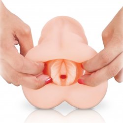 Peek-A-Boo Pussy with Spreadable Lips sex toy Peek-A-Boo Pussy with Spreadable Lipsimage