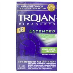 Trojan Extended Climax Control Lubricated - 12 Pack sex toy Trojan Extended Climax Control Lubricated - 12 Pack image