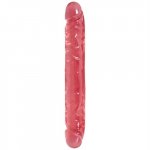 Crystal Jellies Jr. Double Dong - 12" Pink Sex Toy Crystal Jellies Jr. Double Dong - 12" Pink Sex Toy